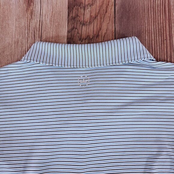 Peter Millar Crown Crafted Mens XXL Trolley Performance Jersey Polo Shirt - Picture 6 of 12